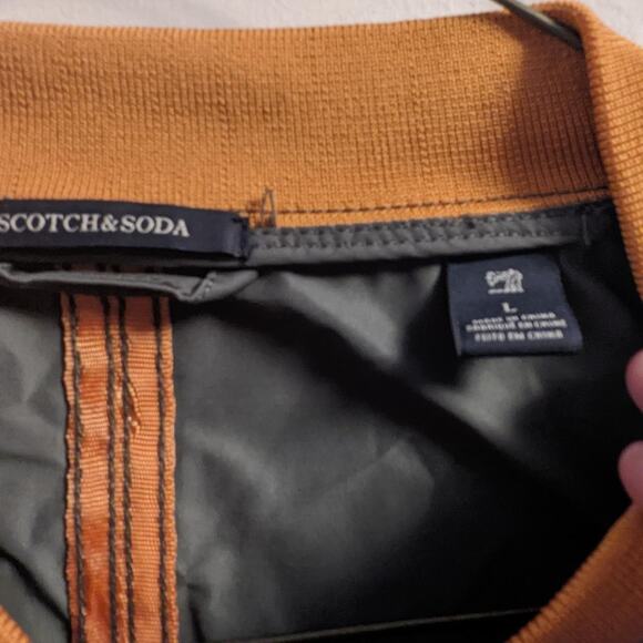 Scotch and Soda Mens Bomber Jacket - Picture 9 of 9